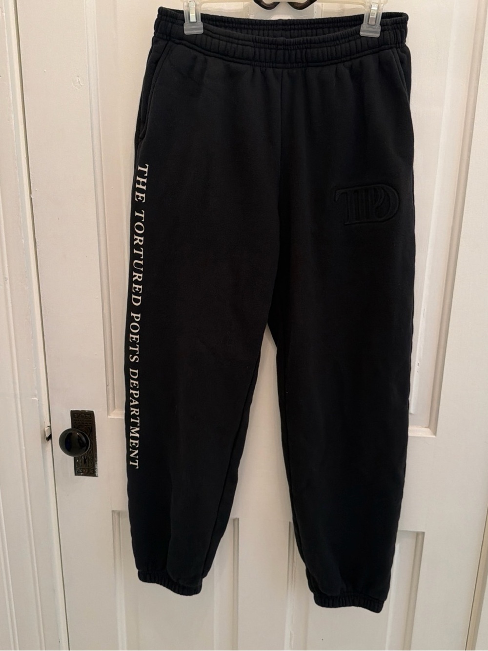 TTPD Black Sweatpants Taylor Swift The Tortured Poets Department Medium